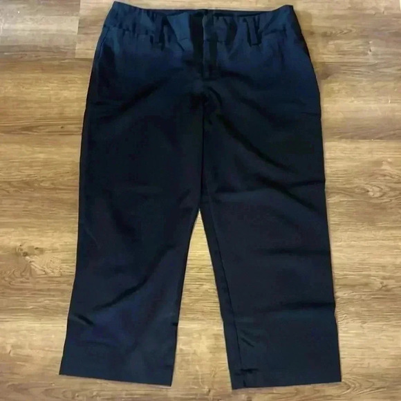 AB Studio Black Size 10 Cropped Pants - Picture 4 of 9